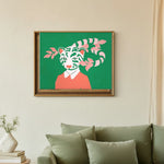 Framed room mockup - sage