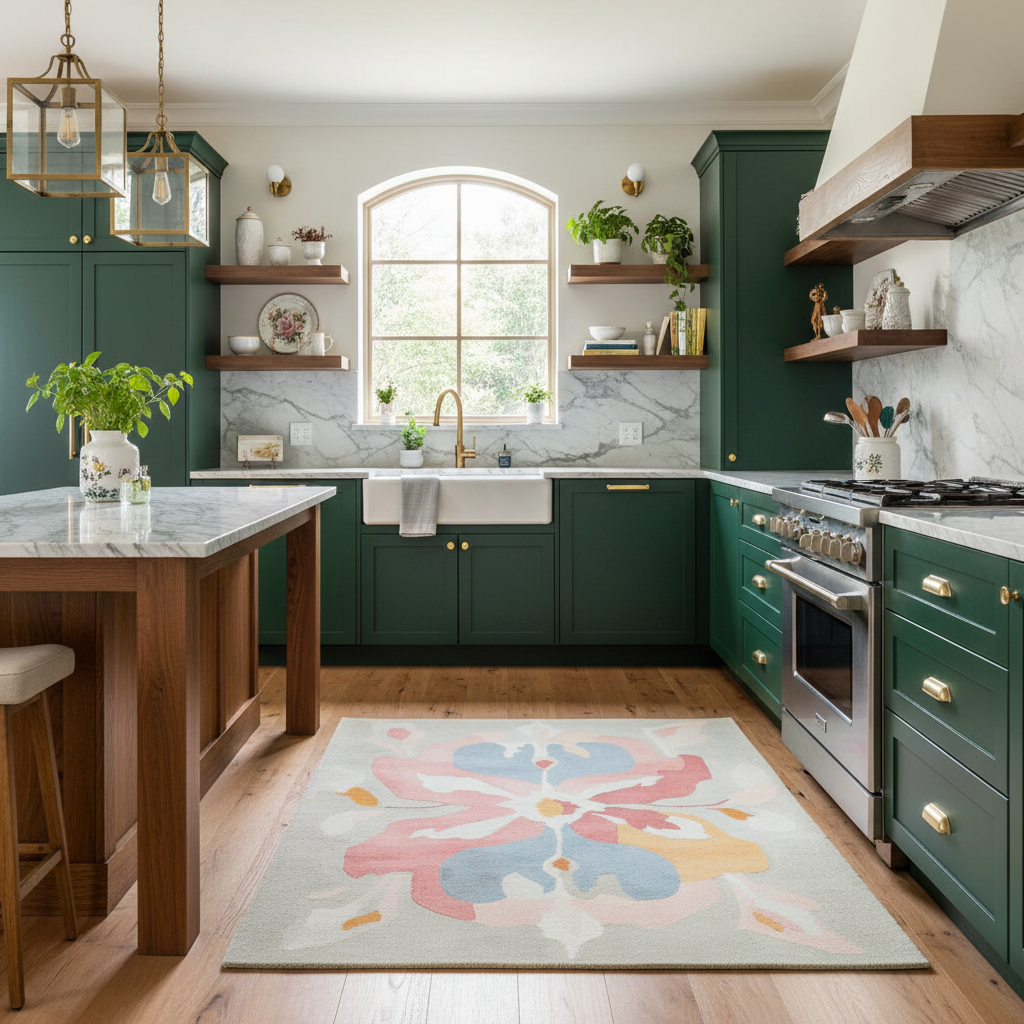 Whispering Bloom Flow Hand Tufted Rug