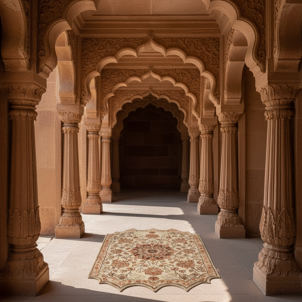Whispers of the Persian Garden Hand Tufted Rug