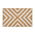 White Chevron Jute Rug