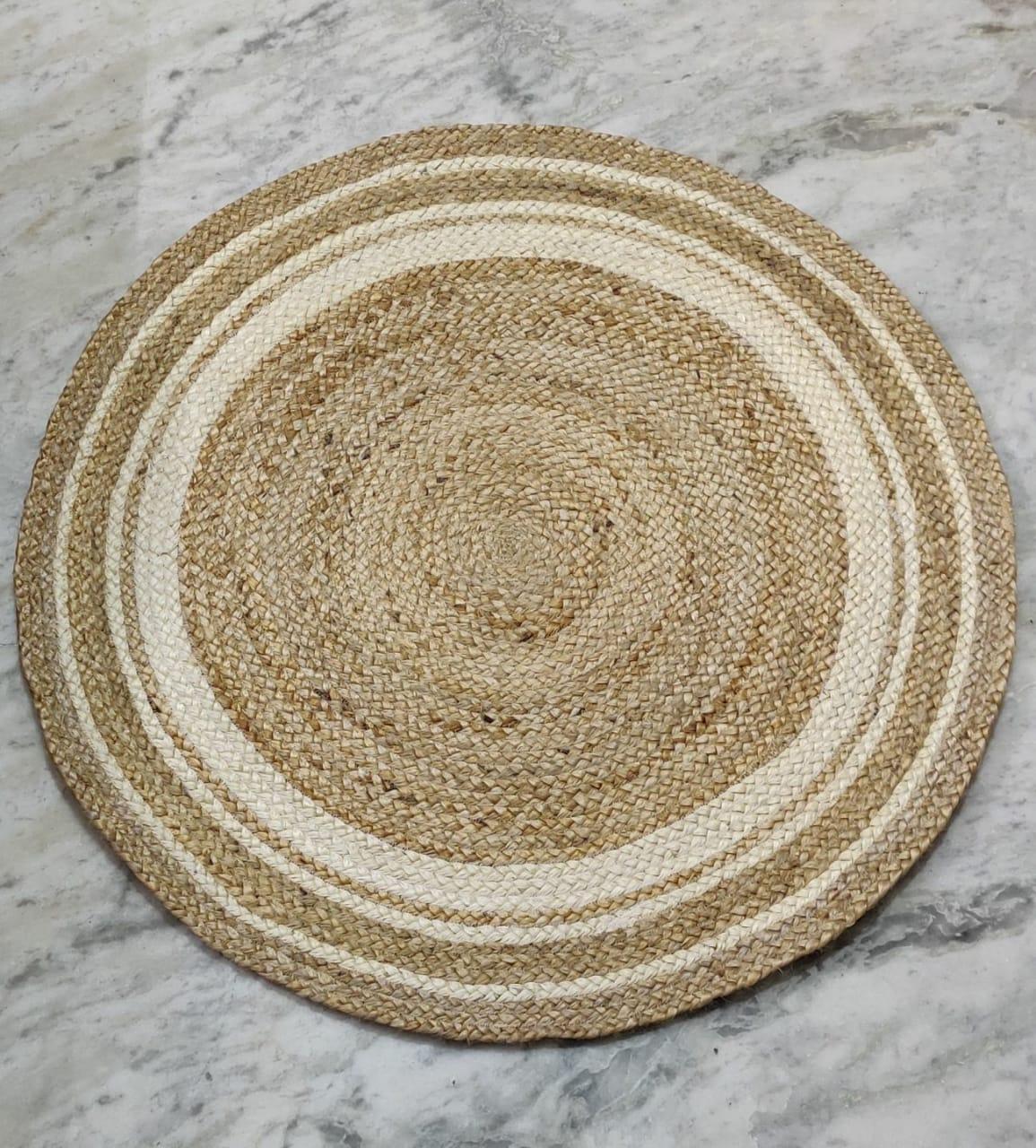 Braided Round Jute rug
