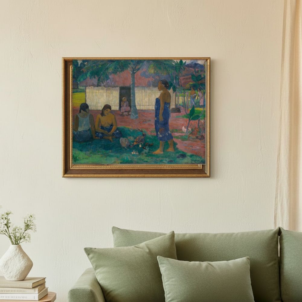 Framed room mockup - sage