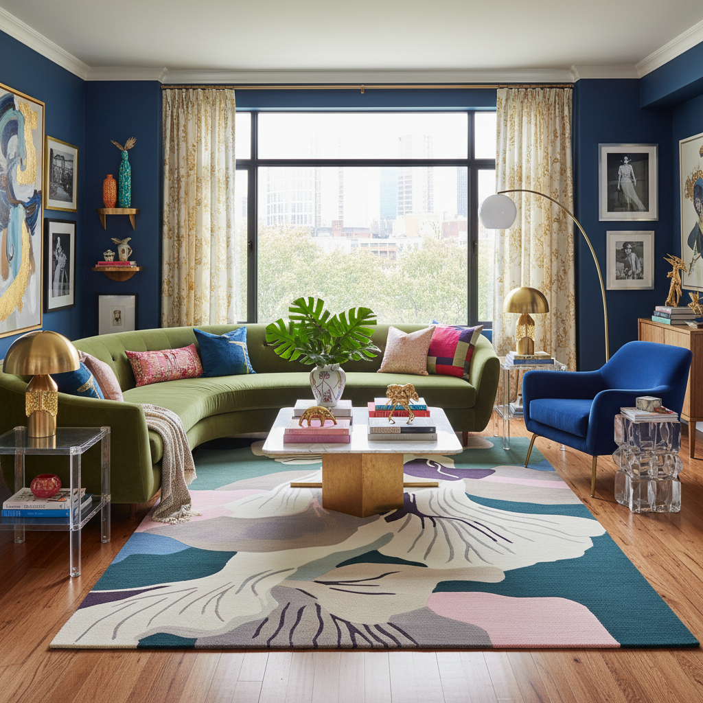 Wild Grove Bloom Hand Tufted Rug