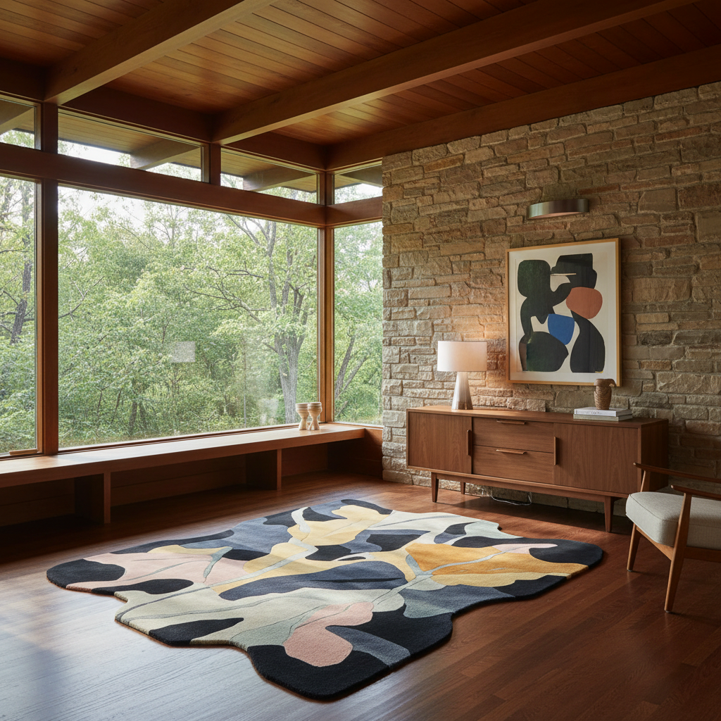Wild Grove Ember Hand Tufted Rug