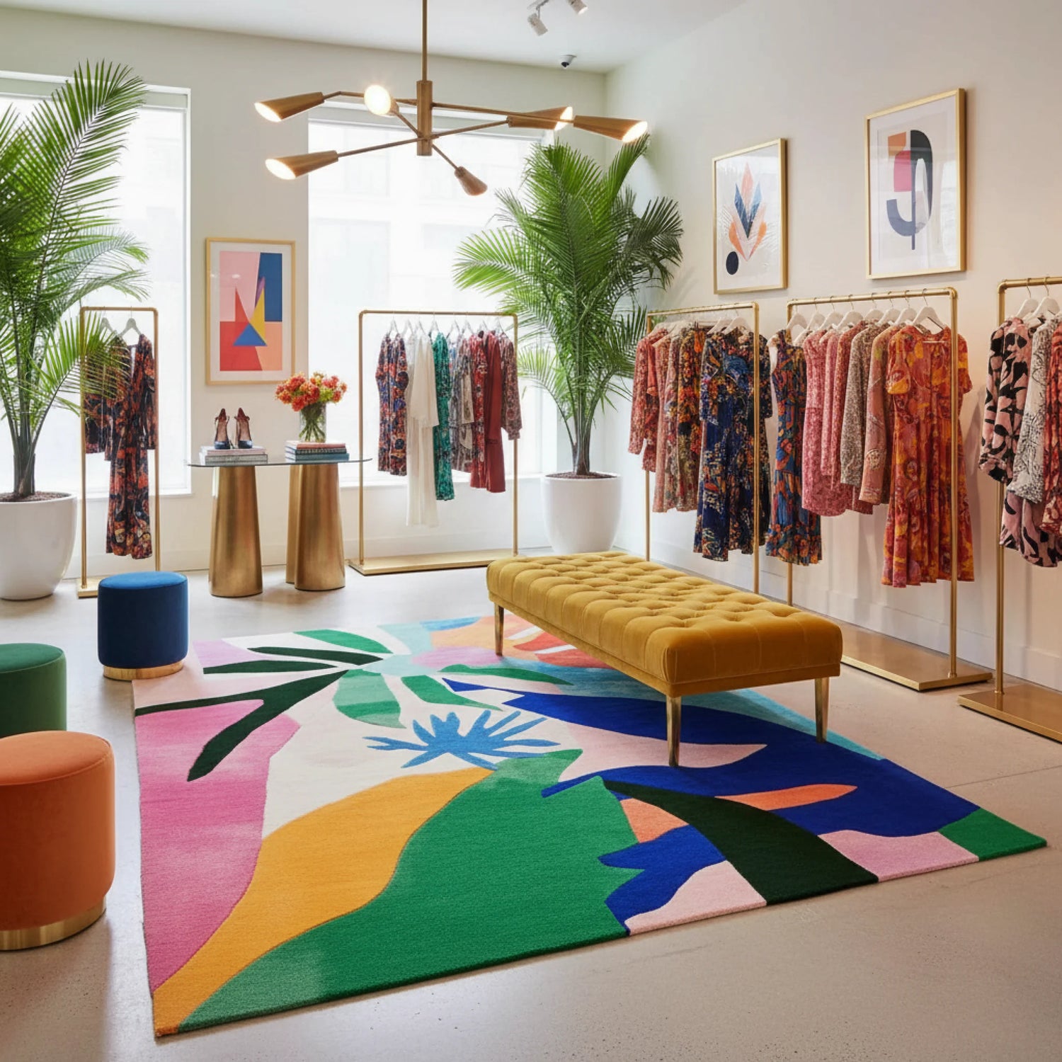 Wild Oasis Vibe Hand Tufted Rug