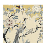 Exquisite Willow Bird Serenade Hand Tufted Area Rug featuring a detailed bird and floral pattern in soothing colors, ideal for living room rugs 8x10. This wool rug adds a touch of elegance to any living room area.