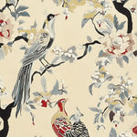 Elegant Willow Bird Serenade Hand Tufted Area Rug featuring a beautiful bird and floral design. Perfect for adding charm to your living room, this wool rug in an 8x10 size offers a blend of sophistication and natural beauty, ideal for living room area rugs.