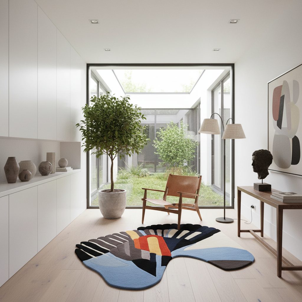 Wings in Motion Hand Tufted Rug