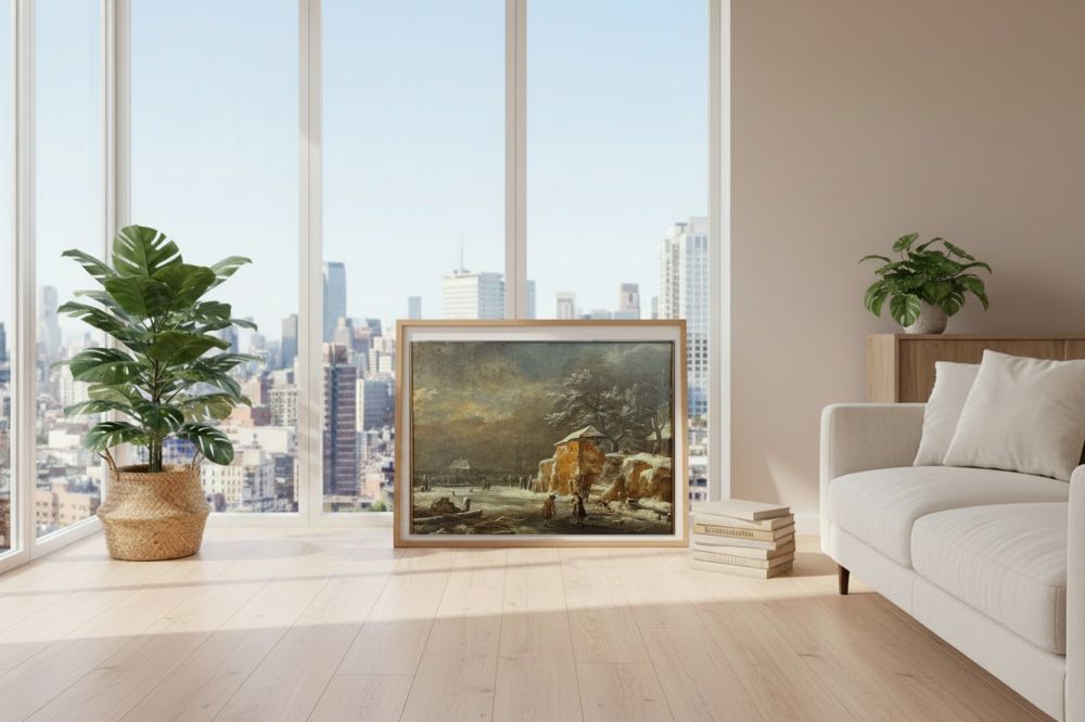 Framed room mockup - loft
