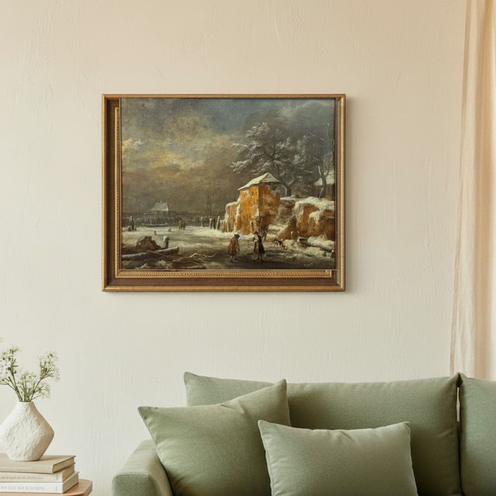 Framed room mockup - sage