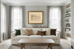 Framed room mockup - gold