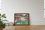 Framed room mockup - leaning