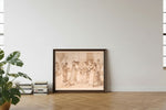 Framed room mockup - leaning