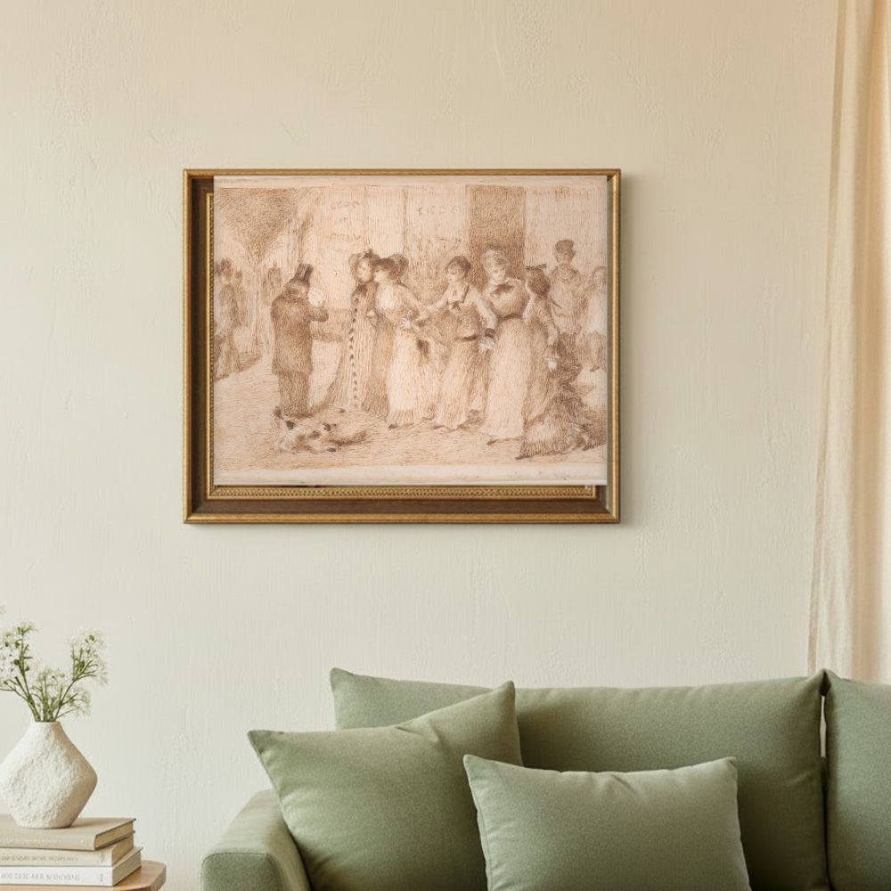 Framed room mockup - sage