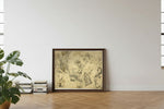 Framed room mockup - leaning