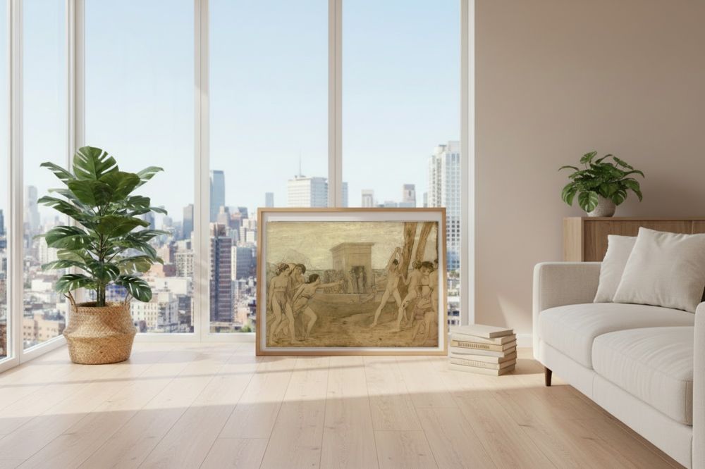 Framed room mockup - loft