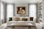 Framed room mockup - gold
