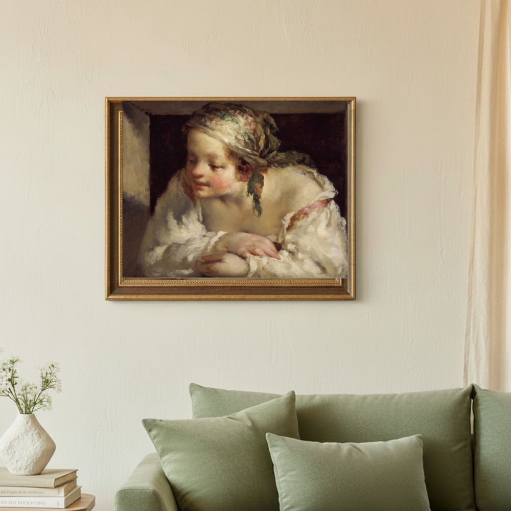 Framed room mockup - sage