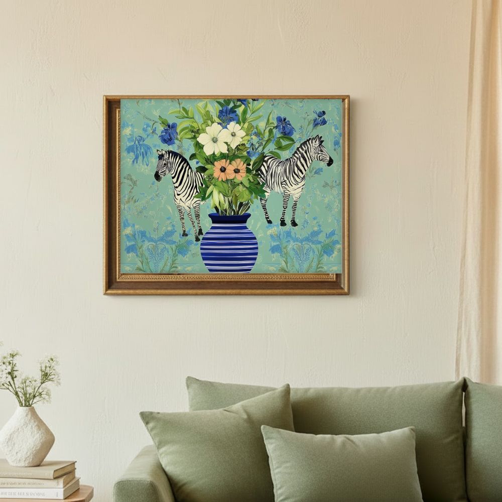 Framed room mockup - sage