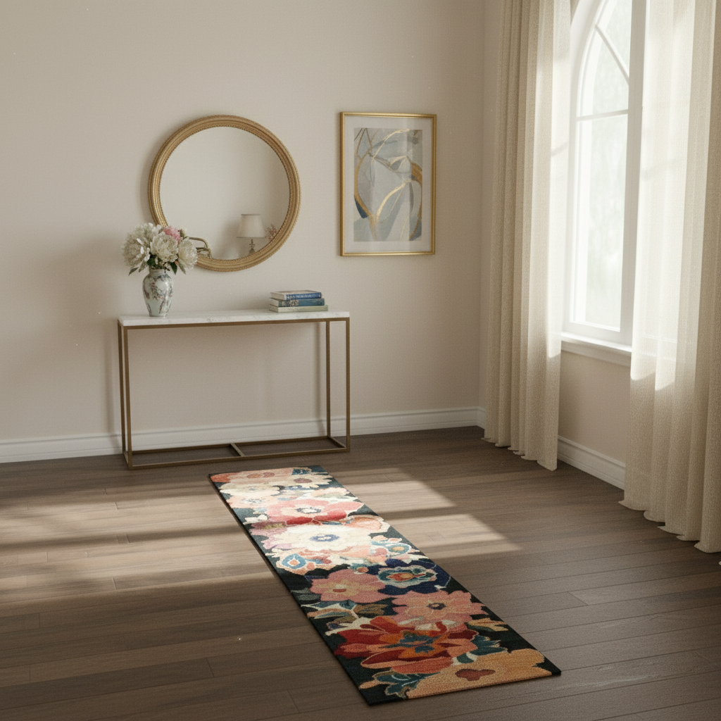 Zenith Bloom Hand Tufted Wool Rug
