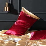 100% Mulberry Silk Solid Pillow Case