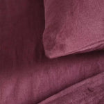 100% Pure Linen Duvet Cover Set - Berry