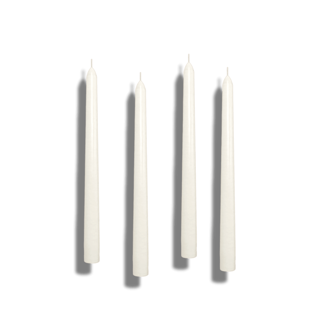 12" Unscented Taper Colored Candles - 4 pcs - MAIA HOMES