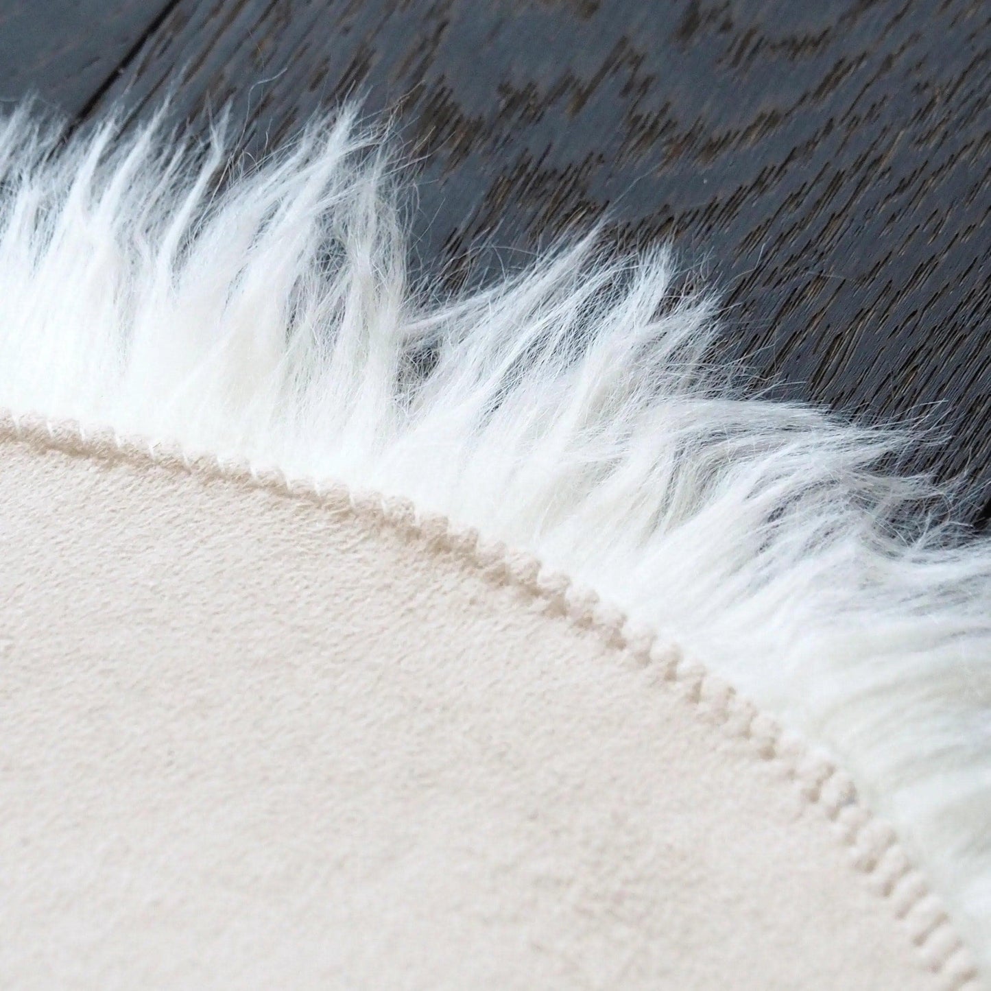 2' x 6' Animal Shape Artificial Wool Faux Fur Rug - MAIA HOMES