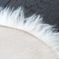 2' x 6' Gray Animal Shape Artificial Wool Faux Fur Rug - MAIA HOMES