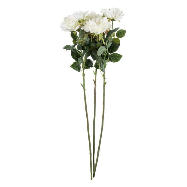 27" Artificial Rose Stem - Set of 3