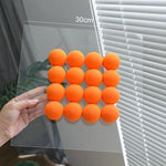 3D Acrylic Ball Wall Transparent Mirror A Orange