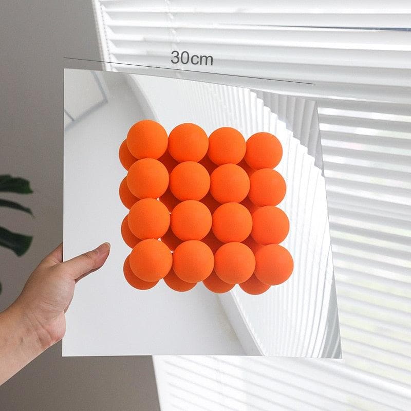 3D Acrylic Ball Wall Transparent Mirror - MAIA HOMES