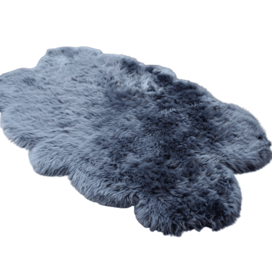 4' x 6' Animal Shape Artificial Wool Faux Fur Rug