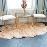 4' x 6' Animal Shape Artificial Wool Faux Fur Rug