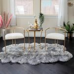 4' x 6' Animal Shape Artificial Wool Faux Fur Rug