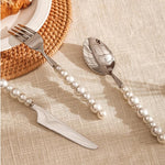 4Pcs Pearl Cutlery Stainless Steel Flatware