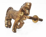 6 Solid Brass Horse Door Knobs