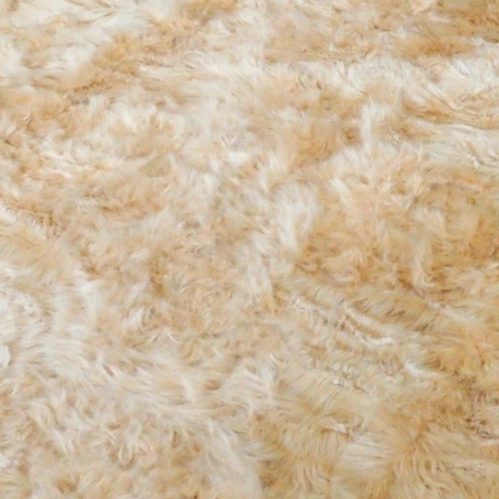 6' x 9' Artificial Wool Faux Fur Rug - Gray - MAIA HOMES
