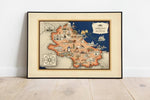 Abruzzo Map Print| Art History