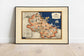 Abruzzo Map Print| Art History - MAIA HOMES