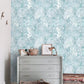Abstract Coastal Cottage and Sea Creature Wallpaper - MAIA HOMES