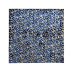 Abstract Gold Gilded Accent Square Area Rug