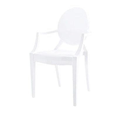 Acrylic Dining Armchair 14 One Size