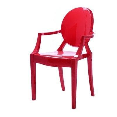 Acrylic Dining Armchair 17 One Size