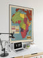 Africa Map Print| Art History