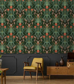 Alaia Vintage Dark Botanical Wallpaper