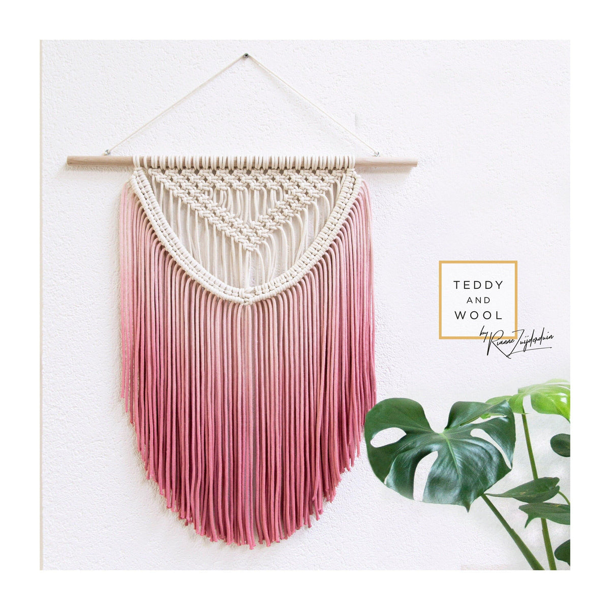 Alexa Handwoven Dip-dyed Macrame Wall Hanging