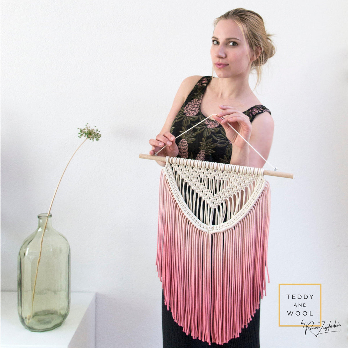 Alexa Handwoven Dip-dyed Macrame Wall Hanging