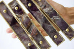 Amethyst Agate Cabinet Door Pull Handle - Set of 4