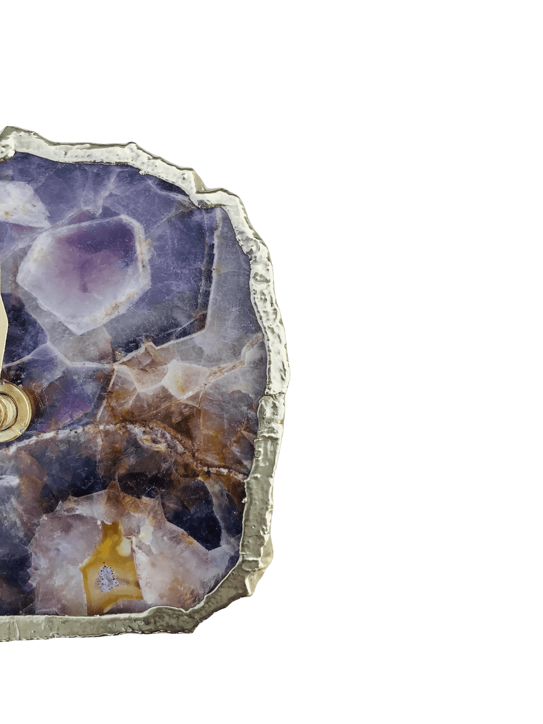 Amethyst Desk Wall Clock